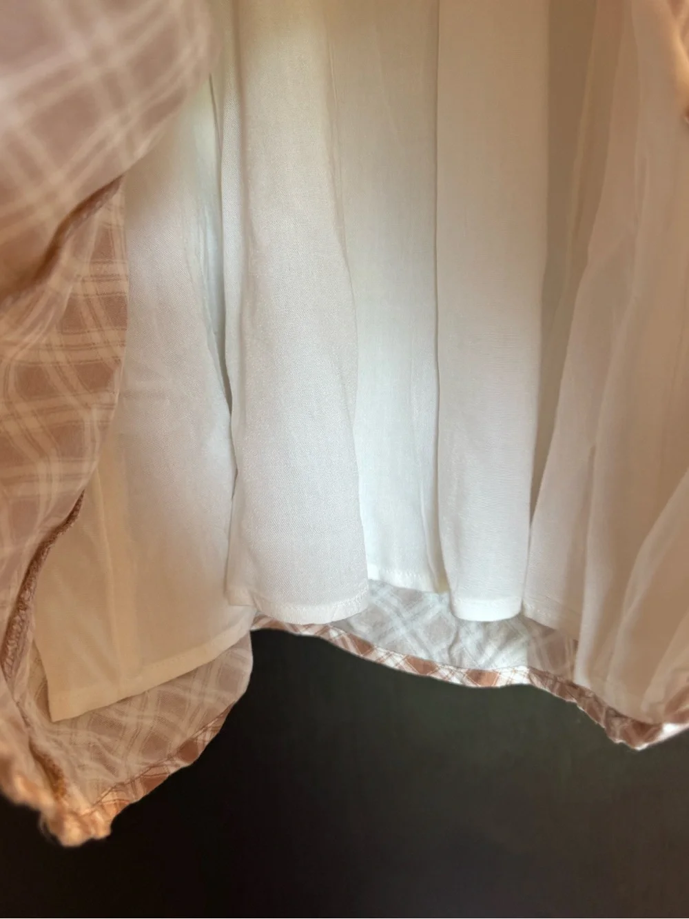 ABERCROMBIE KIDS Brown/White Summer Dress